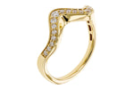 Allison Kaufman Diamond Ring in 14K Yellow Gold, 0.25 ctw (D6048), alternate view