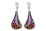 Allison Kaufman Multi-Gemstone & Diamond Earrings in 14K White Gold, 6.74 ctw