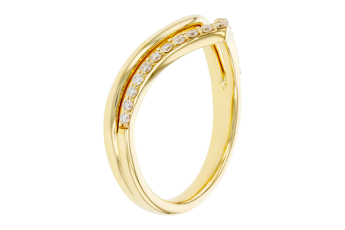 Allison Kaufman Diamond Band Enhancer in 14K Yellow Gold, 0.20 ctw (W2766), alternate view