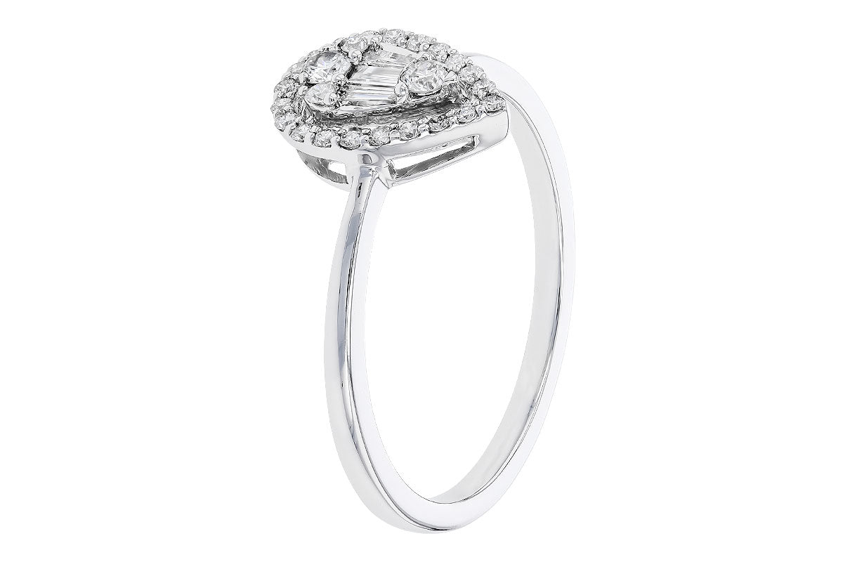 Allison Kaufman Diamond Ring in 14K White Gold, 0.25 ctw (D5900), alternate view