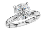 Allison Kaufman Diamond Engagement Ring Semi-Mount in 14K White Gold, 0.09 ctw (L7946)