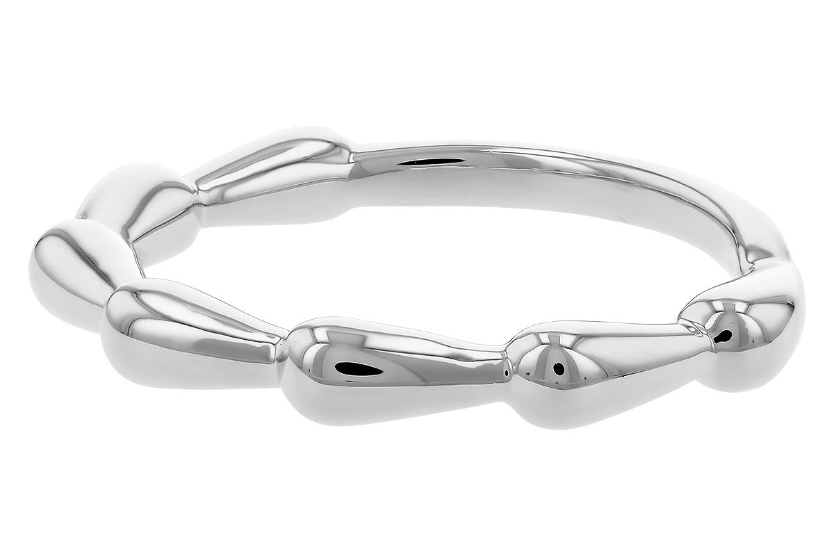 Allison Kaufman Wedding Band in 14K White Gold (W2661), alternate view