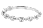 Allison Kaufman Diamond Wedding Band in 14K White Gold, 0.11 ctw (W2308), alternate view