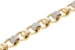 Allison Kaufman Diamond Bracelet in 14K Yellow & White Gold, 1.75 ctw, alternate view
