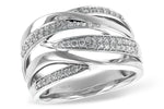 Allison Kaufman Diamond Wedding Band in 14K White Gold, 0.32 ctw (W2048)