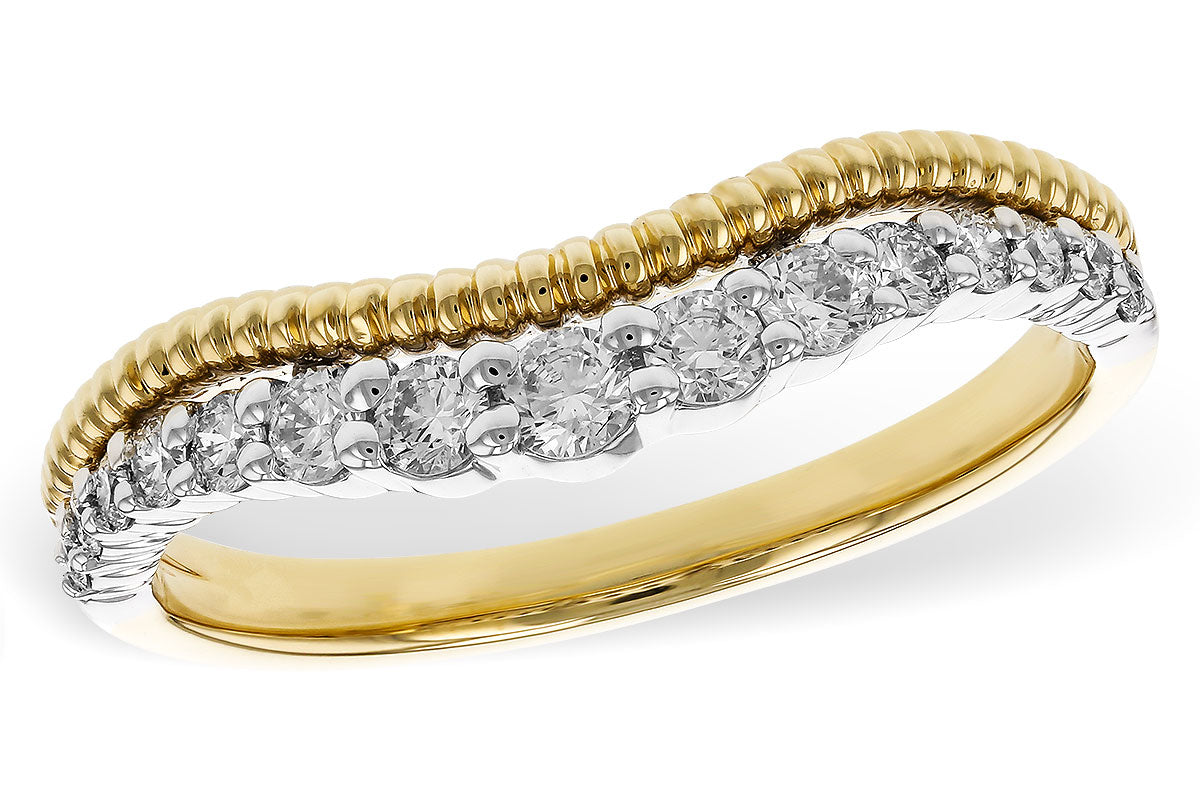 Allison Kaufman Diamond Band Enhancer in 14K Yellow & White Gold, 0.30 ctw (W2535)