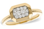 Allison Kaufman Diamond Ring in 14K Yellow Gold, 0.25 ctw (D6050)