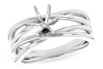 Allison Kaufman Engagement Ring Semi-Mount in 14K White Gold (L7818)