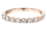 Allison Kaufman Diamond Wedding Band in 14K Rose Gold, 0.33 ctw (WR114-33), alternate view
