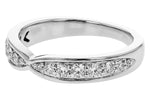 Allison Kaufman Diamond Band Enhancer in 14K White Gold, 0.50 ctw, alternate view