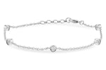 Allison Kaufman Diamond Bracelet in 14K White Gold, 0.25 ctw