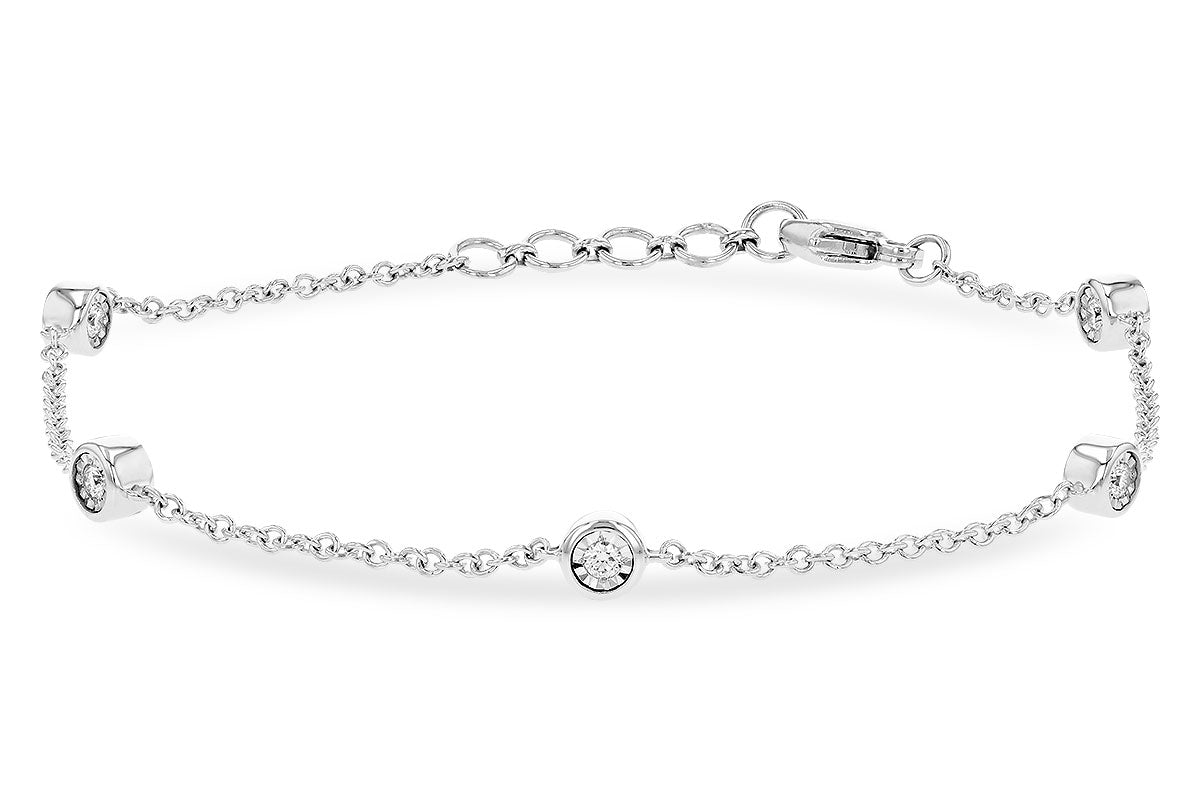 Allison Kaufman Diamond Bracelet in 14K White Gold, 0.25 ctw