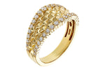 Allison Kaufman Diamond Wedding Band in 14K Yellow Gold, 0.50 ctw (W2712), alternate view