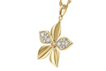 Allison Kaufman Diamond Necklace in 14K Yellow Gold, 0.32 ctw (N8712), alternate view