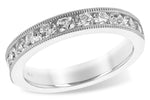Allison Kaufman Diamond Wedding Band in 14K White Gold, 1.00 ctw (WR829-1)