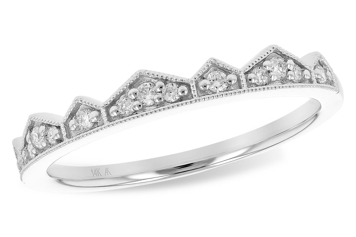 Allison Kaufman Diamond Band Enhancer in 14K White Gold, 0.12 ctw (W2383)