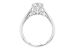 Allison Kaufman Diamond Engagement Ring Semi-Mount in 14K White Gold, 0.04 ctw (L7485), alternate view