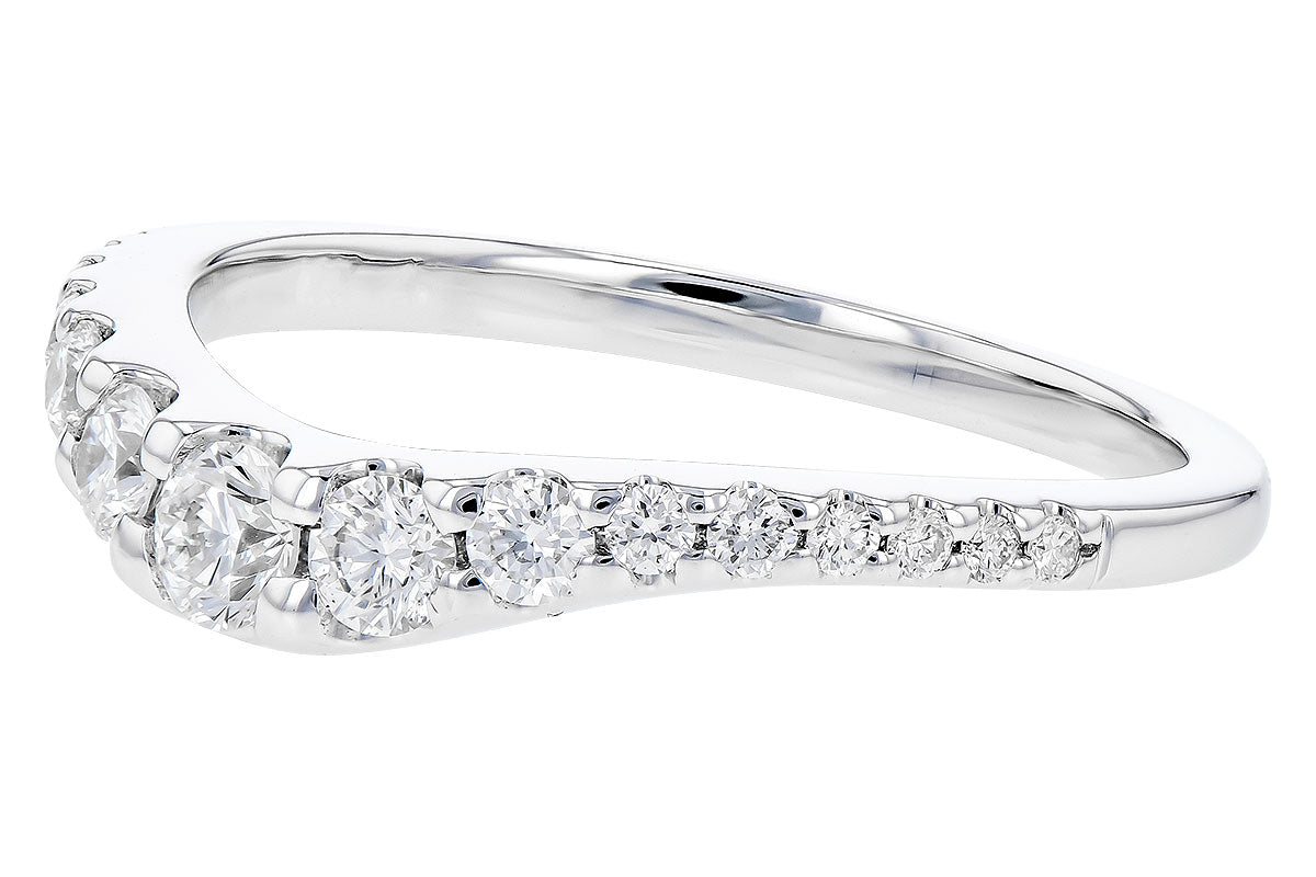 Allison Kaufman Diamond Band Enhancer in 14K White Gold, 0.50 ctw, alternate view