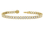 Allison Kaufman Fancy-Cut Diamond Bracelet in 14K Yellow Gold, 8.05 ctw