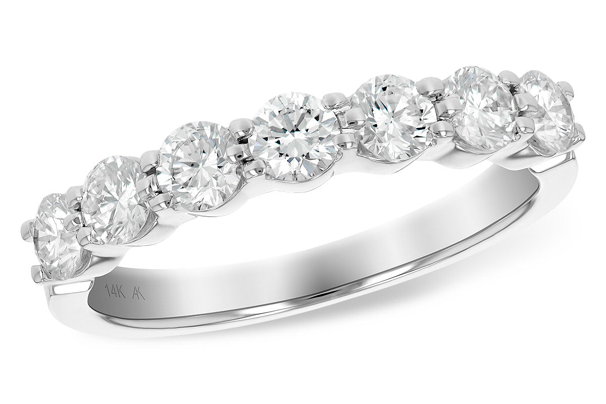 Allison Kaufman Diamond Wedding Band in 14K White Gold, 1.00 ctw (WR114-1)