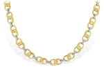Allison Kaufman Diamond Necklace in 14K Yellow & White Gold, 0.60 ctw