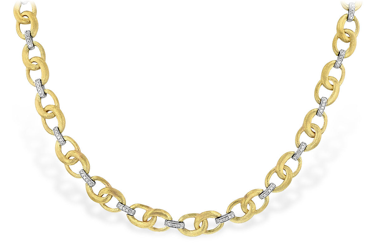 Allison Kaufman Diamond Necklace in 14K Yellow & White Gold, 0.60 ctw