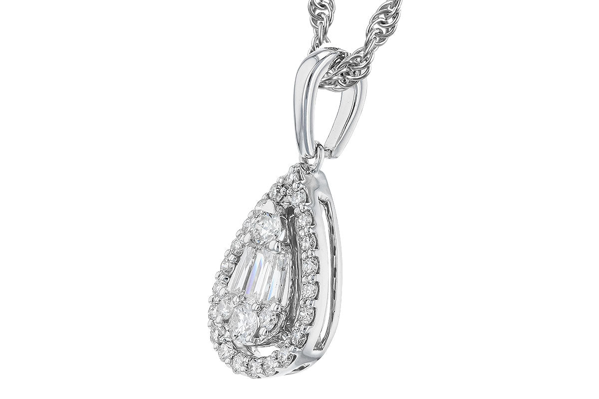 Allison Kaufman Diamond Necklace in 14K White Gold, 0.25 ctw (N8360), alternate view