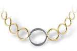 Allison Kaufman Diamond Necklace in 14K Yellow Gold, 1.05 ctw
