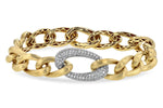 Allison Kaufman Diamond Bracelet in 14K Yellow & White Gold, 1.22 ctw