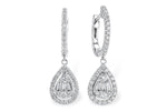 Allison Kaufman Diamond Earrings in 14K White Gold, 0.50 ctw (E2156)