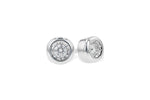 Allison Kaufman Diamond Earrings in 14K White Gold, 0.10 ctw (ER60-10)