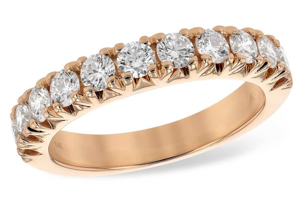 Allison Kaufman Diamond Wedding Band in 14K Rose Gold, 1.00 ctw (WR834-1)