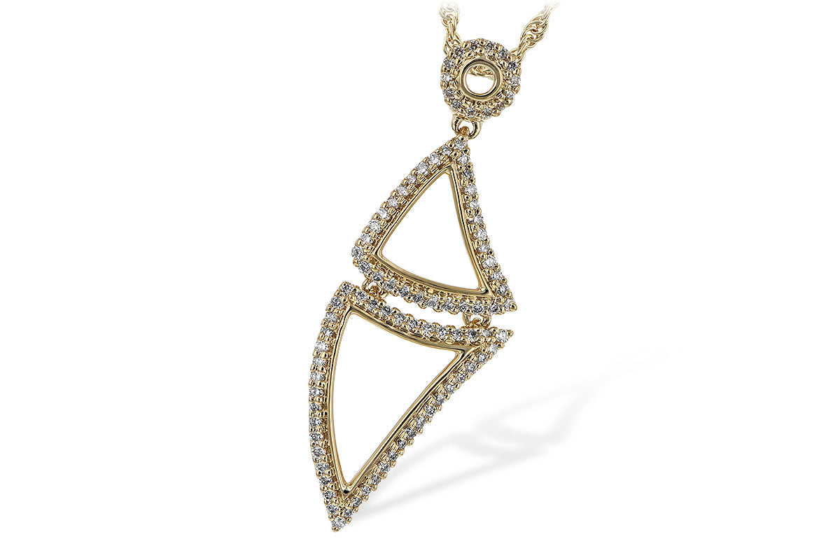 Allison Kaufman Diamond Necklace in 14K Yellow Gold, 0.25 ctw (N7785)