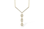 Allison Kaufman Diamond Necklace in 14K Yellow Gold, 0.50 ctw (N8259)