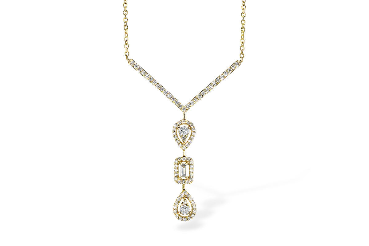 Allison Kaufman Diamond Necklace in 14K Yellow Gold, 0.50 ctw (N8259)
