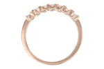 Allison Kaufman Diamond Wedding Band in 14K Rose Gold, 0.33 ctw (WR114-33), alternate view