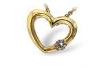 Allison Kaufman Diamond Necklace in 14K Yellow Gold, 0.11 ctw (N7026)