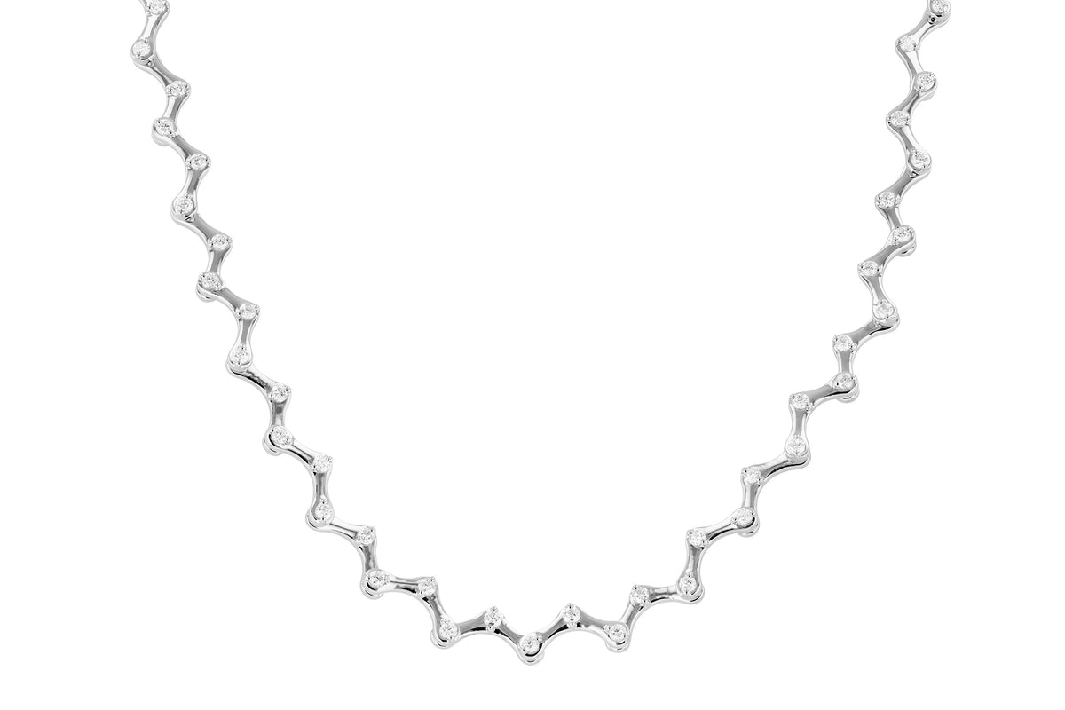 Allison Kaufman Diamond Necklace in 14K White Gold, 1.00 ctw (N8819)