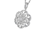 Allison Kaufman Diamond Necklace in 14K White Gold, 0.25 ctw (N8281), alternate view