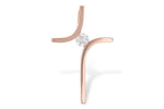 Allison Kaufman Diamond Pendant in 14K Rose Gold, 0.07 ctw