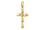 Allison Kaufman Diamond Pendant in 14K Yellow Gold, 0.04 ctw, alternate view