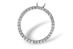 Allison Kaufman Diamond Necklace in 14K White Gold, 0.98 ctw (N7096)