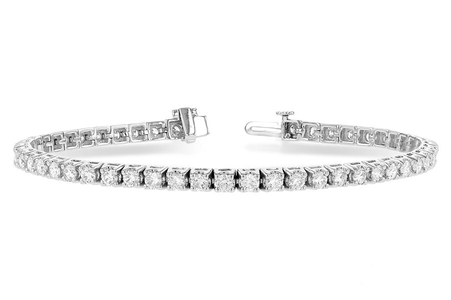 Allison Kaufman Diamond Bracelet in 14K White Gold, 4.00 ctw (BR10-4)
