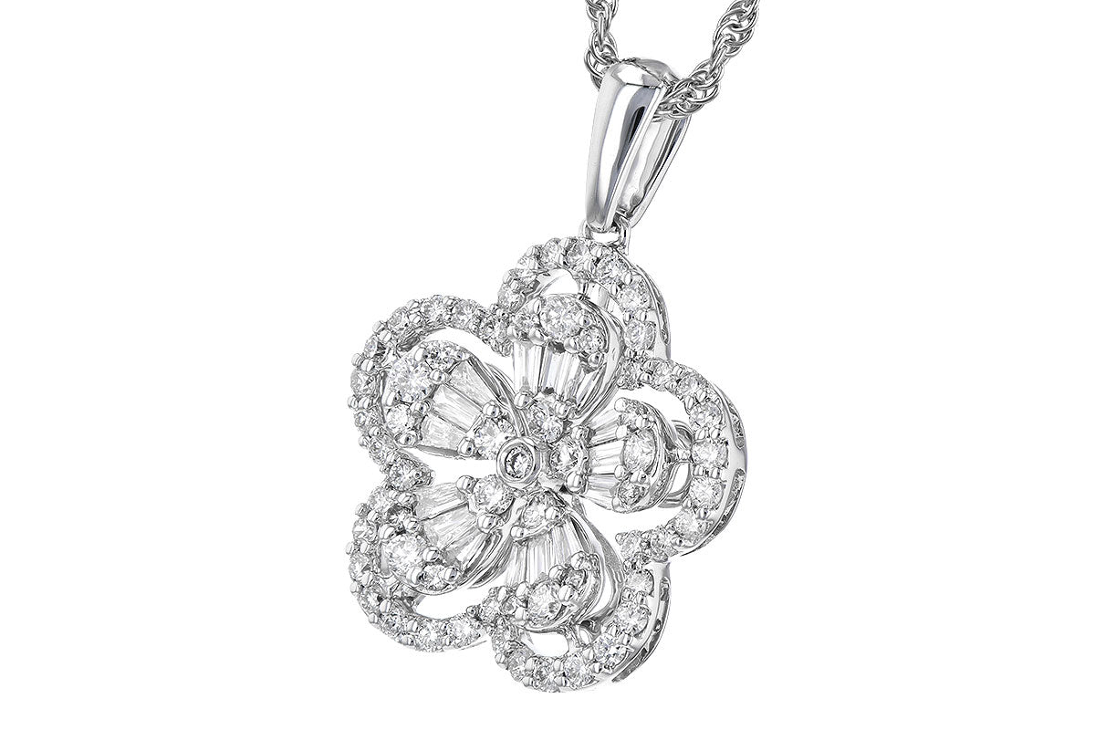 Allison Kaufman Diamond Necklace in 14K White Gold, 0.62 ctw (N8270), alternate view