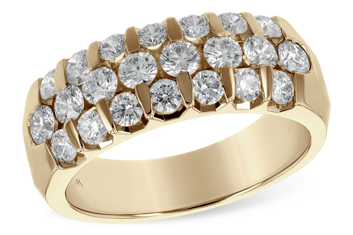 Allison Kaufman Diamond Wedding Band in 14K Yellow Gold, 1.30 ctw