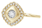 Allison Kaufman Diamond Ring in 14K Yellow Gold, 0.30 ctw, alternate view