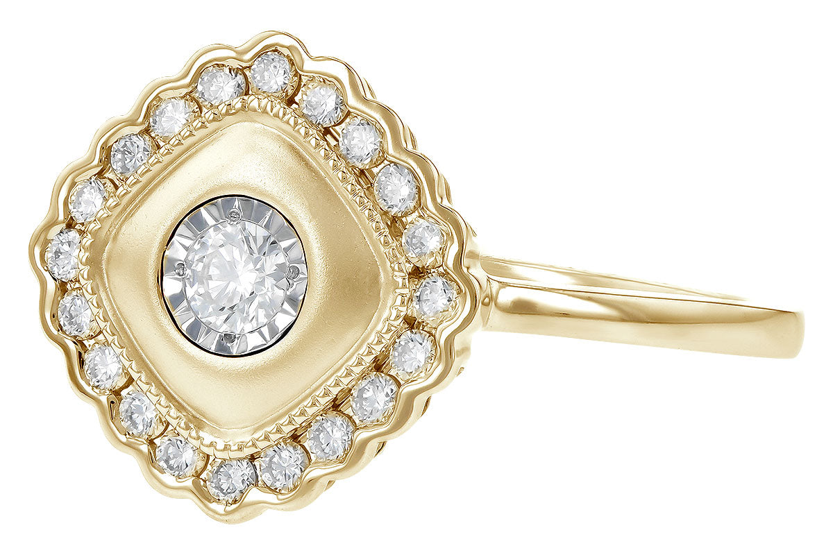 Allison Kaufman Diamond Ring in 14K Yellow Gold, 0.30 ctw, alternate view