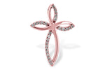 Allison Kaufman Diamond Pendant in 14K Rose Gold, 0.12 ctw (P7101)