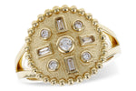 Allison Kaufman Baguette Diamond Ring in 14K Yellow Gold, 0.19 ctw