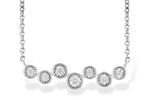 Allison Kaufman Diamond Necklace in 14K White Gold, 0.13 ctw (N8163)
